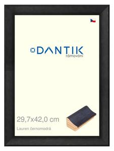 DANTIK rám na obraz 29,7x42 | Lauren čenomodrá (Plexi Čiré)