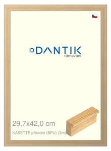 DANTIK rám na obraz 29,7x42 | KASSETTE přírodní (BPU) (Plexi Čiré)