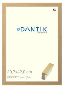 DANTIK rám na obraz 29,7x42 | KASSETTE jasan (Plexi Čiré)