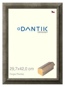 DANTIK rám na obraz 29,7x42 | Forgia Piombo (Plexi Čiré)