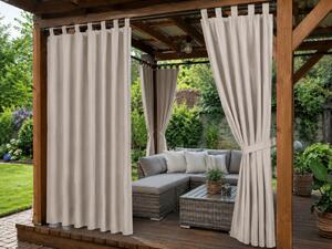 Záhradný záves GARDIO ELEGANT vodeodolný 150x220, svetlobéžový