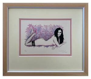 Jelenová Veronika - Burleska ležící | 25.5x22.2