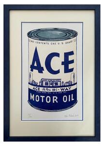 Ptáček Petr - Motor oil ace | 34.8x48.6