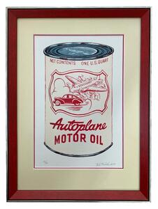 Ptáček Petr - Motor oil autoplane | 36.6x49.2