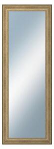 DANTIK - Zrkadlo v rámu, rozmer s rámom 50x140 cm z lišty HRAD strieborná patina (2823)