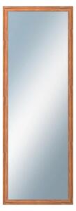 DANTIK - Zrkadlo v rámu, rozmer s rámom 50x140 cm z lišty LYON hnedá (2750)