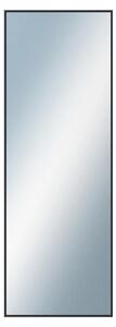 DANTIK - Zrkadlo v rámu, rozmer s rámom 50x140 cm z lišty Hliník čierna (7002021)