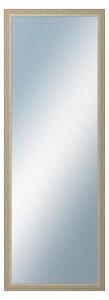 DANTIK - Zrkadlo v rámu, rozmer s rámom 50x140 cm z lišty LYON strieborná (2704)