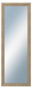 DANTIK - Zrkadlo v rámu, rozmer s rámom 50x140 cm z lišty KŘÍDLO malé zlaté patina (2774)