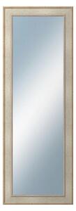 DANTIK - Zrkadlo v rámu, rozmer s rámom 50x140 cm z lišty TOOTH strieborná (2779)