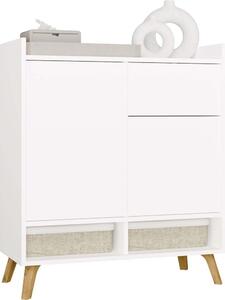TP Living Komoda Colin 80 cm biela/dub remeselný