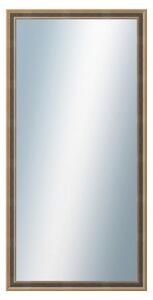 DANTIK - Zrkadlo v rámu, rozmer s rámom 60x120 cm z lišty TOOTH malá zlatá (3163)