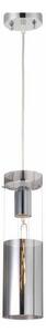 ACA DECOR Závesné svietidlo DEJAVU max. 40W/E27/230V/IP20, farba chrómu