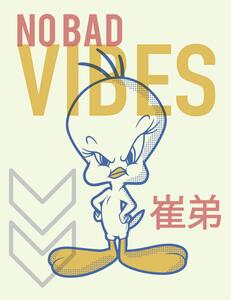Umelecká tlač Tweety - No bad vibes, 26.7 × 40 cm