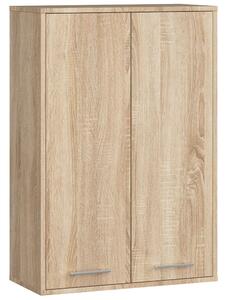 Ak furniture Závesná kúpeľňová skrinka Fin W64 64 cm dub sonoma