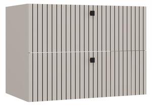 TP Living Závěsná skříňka pod umyvadlo Tigo 2S 80 cm kašmír