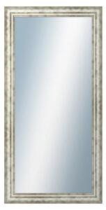 DANTIK - Zrkadlo v rámu, rozmer s rámom 60x120 cm z lišty TRITON široký strieborný (2950)