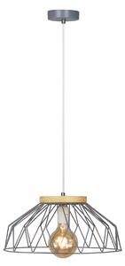 Visiaca lampa Trex Typ 2 - sivá / prírodná