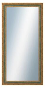 DANTIK - Zrkadlo v rámu, rozmer s rámom 60x120 cm z lišty HRAD zelená (3005)