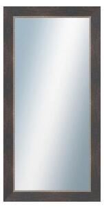 DANTIK - Zrkadlo v rámu, rozmer s rámom 60x120 cm z lišty TOMAS čierna veľká (3031)