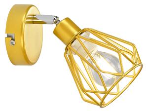 Lampa na stenu Okira Typ 2 - zlatá