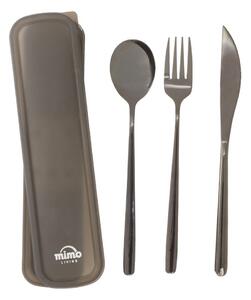 Čierny antikoro príbor 3 ks Mimo – Premier Housewares