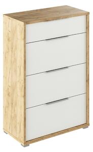 Zásuvková komoda Rioma Typ 22 - dub artisan / biela