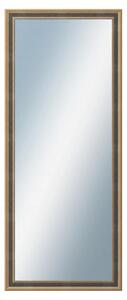 DANTIK - Zrkadlo v rámu, rozmer s rámom 50x120 cm z lišty TOOTH malá zlatá (3163)
