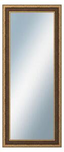 DANTIK - Zrkadlo v rámu, rozmer s rámom 50x120 cm z lišty KLASIK hnedá (3004)