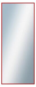 DANTIK - Zrkadlo v rámu, rozmer s rámom 50x120 cm z lišty Hliník červená (7269210)