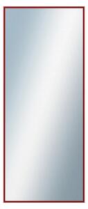 DANTIK - Zrkadlo v rámu, rozmer s rámom 50x120 cm z lišty Hliník vínová (7269209)