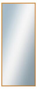 DANTIK - Zrkadlo v rámu, rozmer s rámom 50x120 cm z lišty Hliník oranžová (7269217)