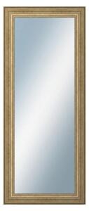 DANTIK - Zrkadlo v rámu, rozmer s rámom 50x120 cm z lišty HRAD strieborná patina (2823)