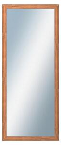 DANTIK - Zrkadlo v rámu, rozmer s rámom 50x120 cm z lišty LYON hnedá (2750)