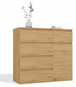 TP Living Komoda Malwa 1D5S 100 cm dub Artisan