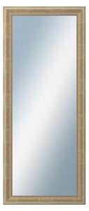 DANTIK - Zrkadlo v rámu, rozmer s rámom 50x120 cm z lišty KŘÍDLO malé strieborné patina (2775)