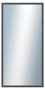 DANTIK - Zrkadlo v rámu, rozmer s rámom 50x100 cm z lišty KASETTE šedá (2758)