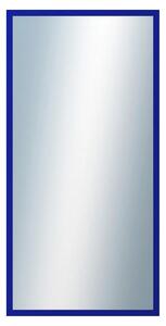 DANTIK - Zrkadlo v rámu, rozmer s rámom 50x100 cm z lišty PERLA modrá lesklá (2877)