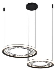 Závesné LED svietidlo Nest, 2x LED 77w, 4000k, b