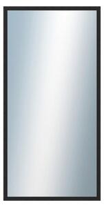 DANTIK - Zrkadlo v rámu, rozmer s rámom 50x100 cm z lišty KASETTE čierna (2759)