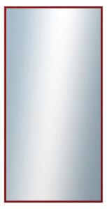 DANTIK - Zrkadlo v rámu, rozmer s rámom 50x100 cm z lišty Hliník vínová (7269209)