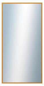 DANTIK - Zrkadlo v rámu, rozmer s rámom 50x100 cm z lišty Hliník oranžová (7269217)