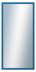 DANTIK - Zrkadlo v rámu, rozmer s rámom 50x100 cm z lišty BOX modrá morená (1753)