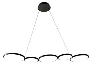 Závesné LED svietidlo Olympia, 5x LED 50w, 4000k, b