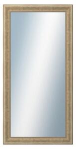 DANTIK - Zrkadlo v rámu, rozmer s rámom 50x100 cm z lišty KŘÍDLO malé zlaté patina (2774)