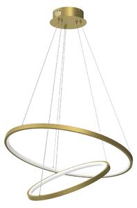 Závesné LED svietidlo Hoop, 2x LED 51w, 4000k, g