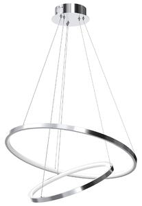Závesné LED svietidlo Hoop, 2x LED 51w, 4000k, ch