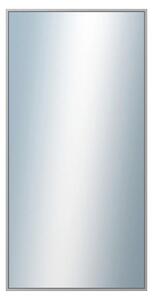 DANTIK - Zrkadlo v rámu, rozmer s rámom 50x100 cm z lišty Hliník šedá (7269006)