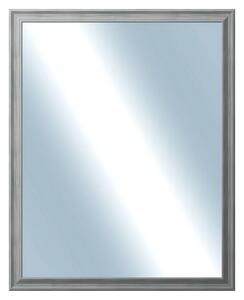 DANTIK - Zrkadlo v rámu, rozmer s rámom 80x100 cm z lišty KOSTELNÍ malá šedá (3167)