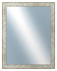 DANTIK - Zrkadlo v rámu, rozmer s rámom 80x100 cm z lišty TRITON široký strieborný (2950)